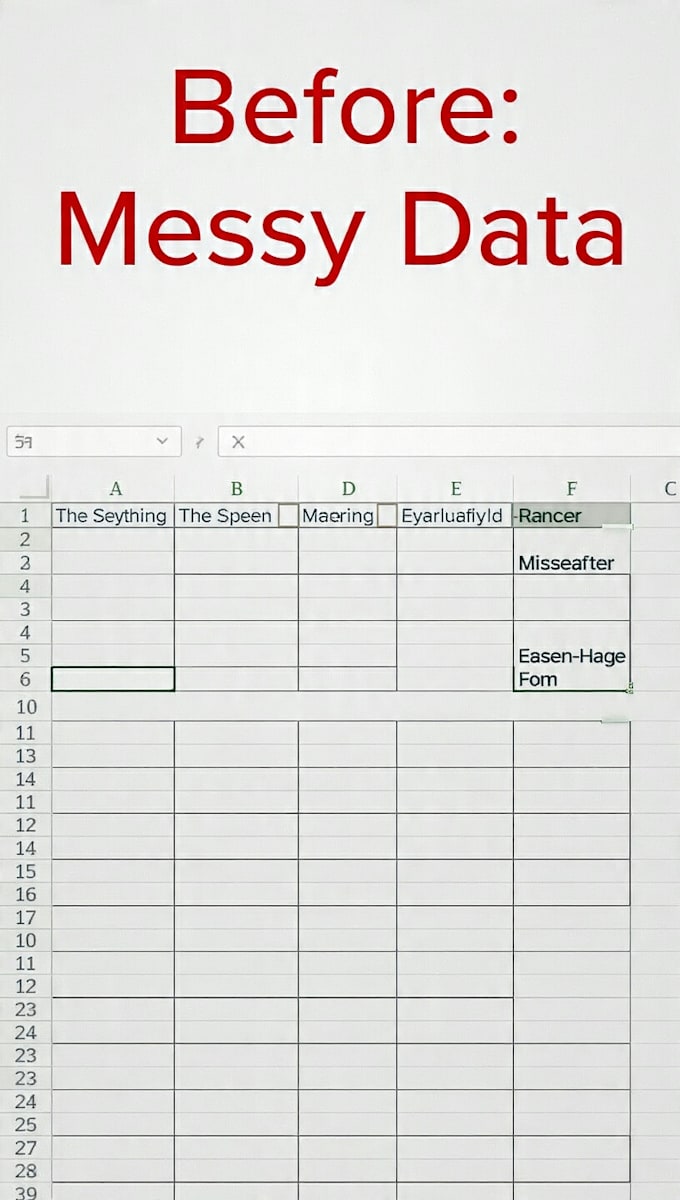 do fast excel data entry, copy paste and typing work accurately