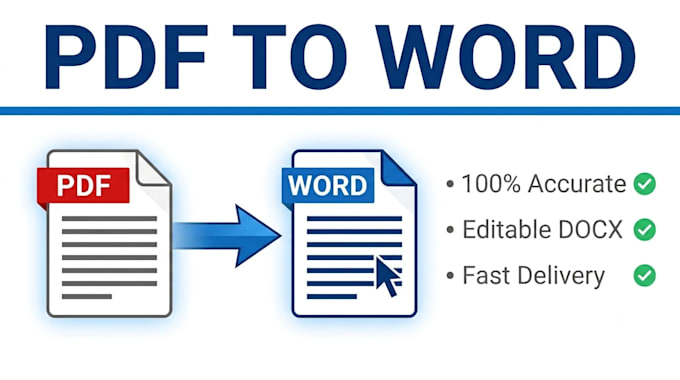 convert manually PDF to word with accurate formatting