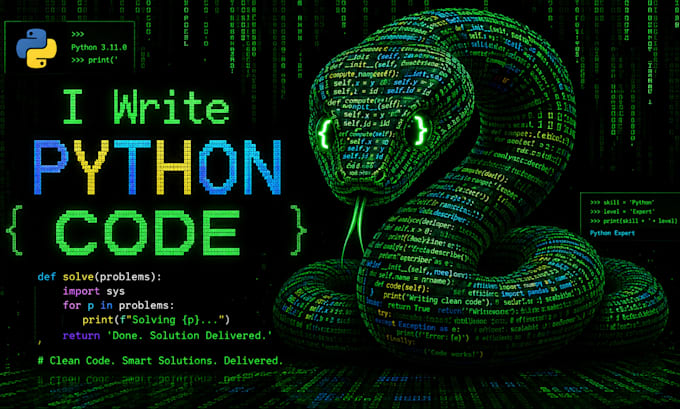 write clean python code for automation, bot and data tasks,and assignment codes