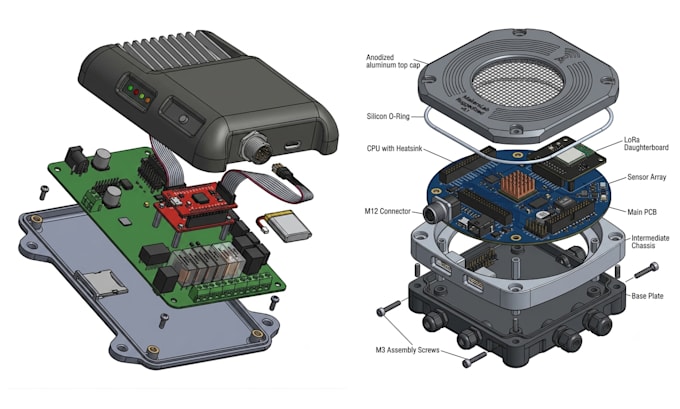 do enclosure design and cover design for an electronic devices
