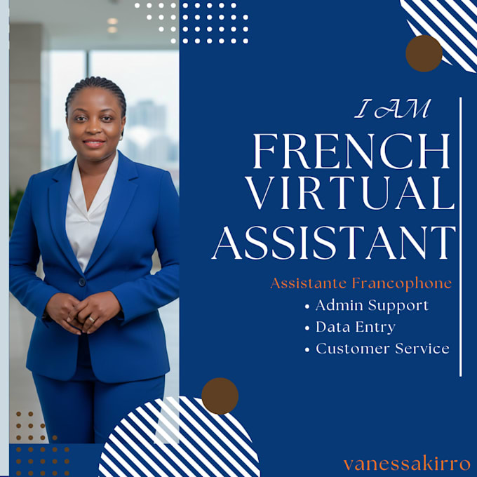your french virtual assistant for data entry, email and project manage