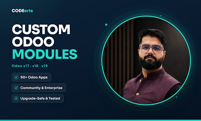 develop a custom odoo module and odoo app for your exact workflow