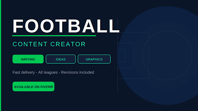 football content graphics, video, script