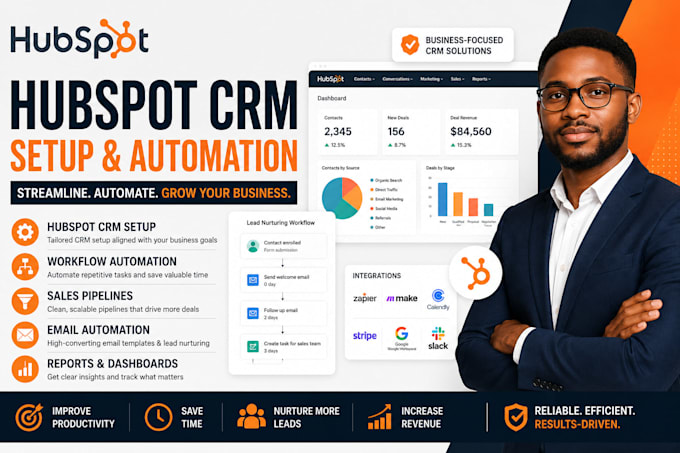 be your hubspot CRM setup and workflow automation expert