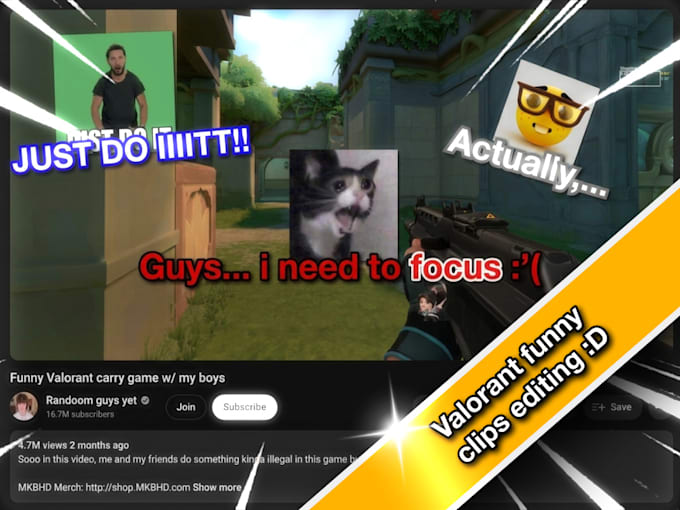 be your professional gaming video editor for games