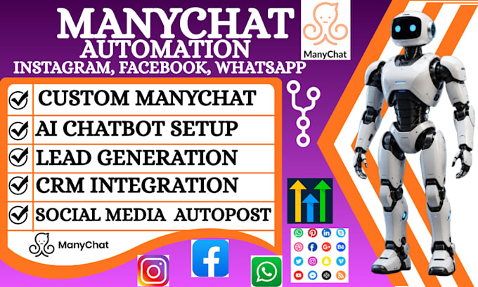 build manychat automation manychat chatbot ai chatbot whatsapp chatbot manychat