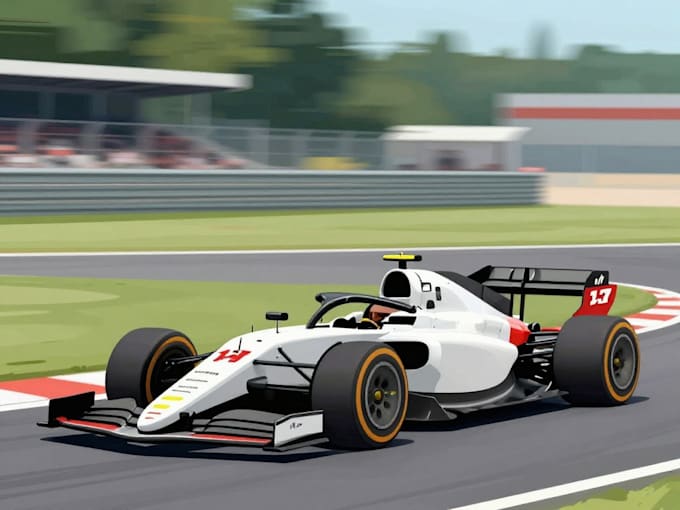do racing car and automotive illustration in vector art