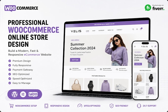 build a responsive woocommerce online store