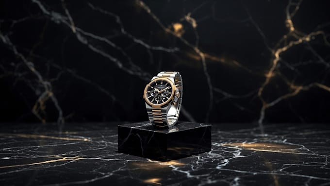 create a cinematic ai luxury watch commercial video