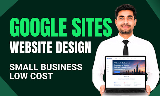 do a high quality low cost small business website using google sites builder