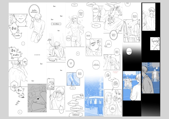 create storyboard for webtoon