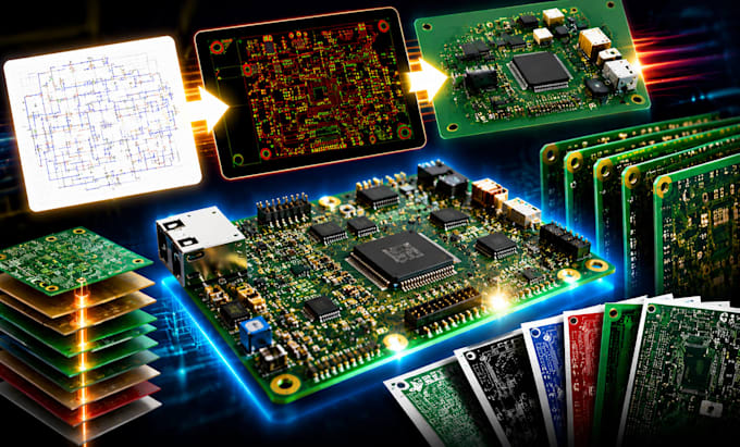 design professional multilayer pcb and provide gerber files pcb design