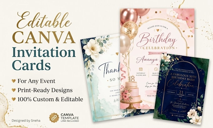 design canva invitation card