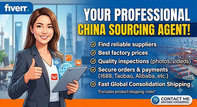 be your china sourcing agent, factory audit, and quality inspection qc