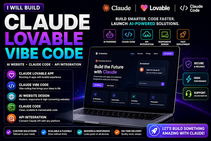 claude lovable claude vibe code claude website design ai website claude code api