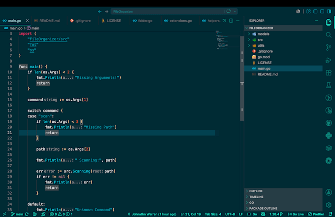 build small cli tools and automation scripts in go