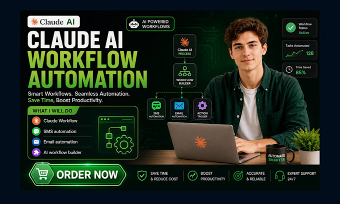 create claude ai workflow automation email sms notification trigger ai agent