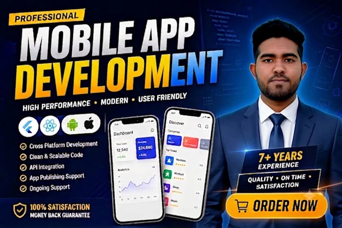 develop react native app for ios and android