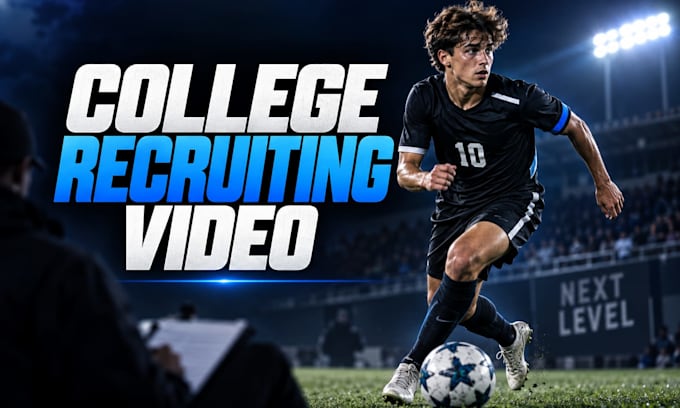 create a soccer recruiting video for college coaches and scouts