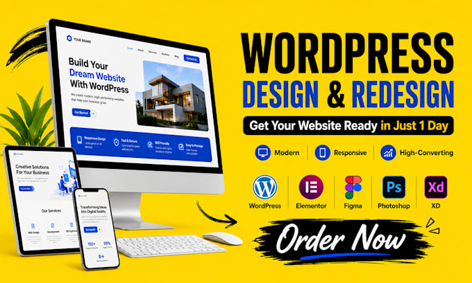 create elite wordpress website redesign and optimization