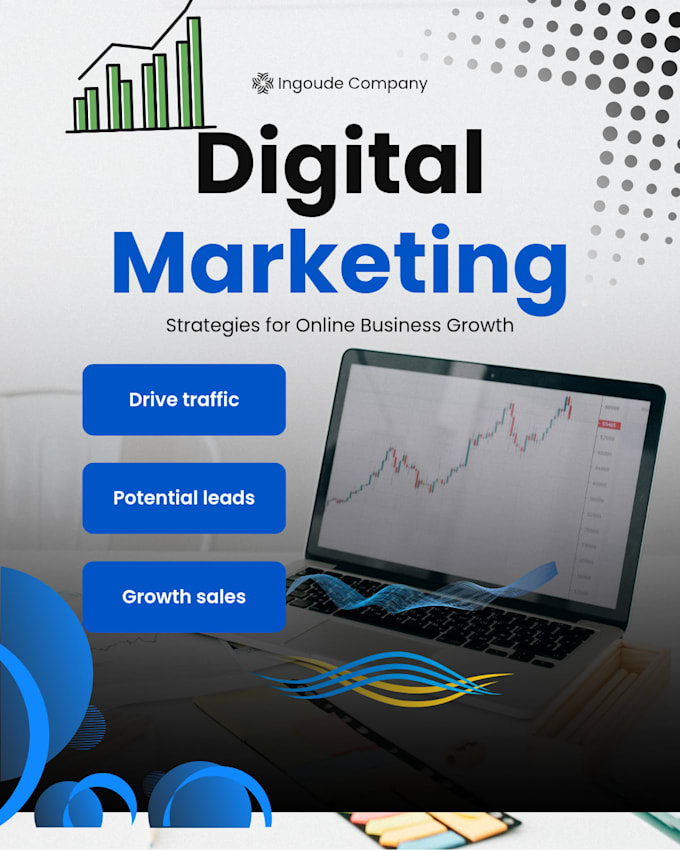 design a professional digital marketing poster