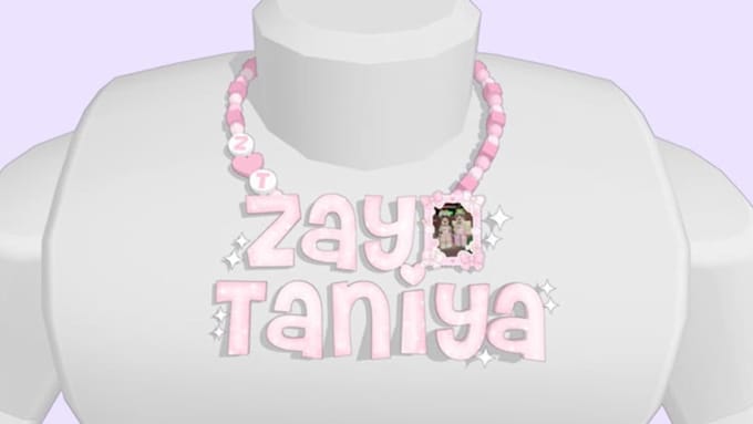 create a unique and cute necklace for your avatar