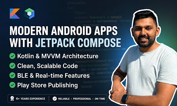 create a modern android app with jetpack compose