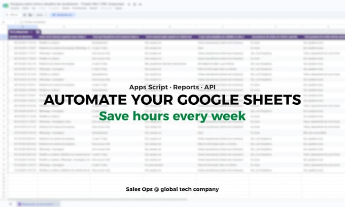 automate your google sheets with apps script