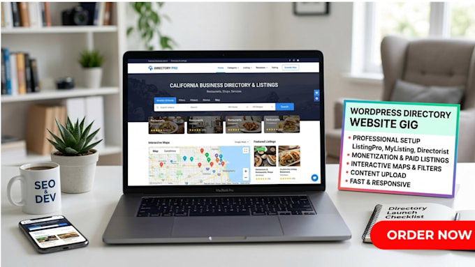 create a wordpress directory website using listingpro, mylisting, or directorist