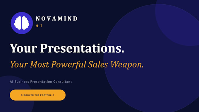 create professional business presentations and pitch decks