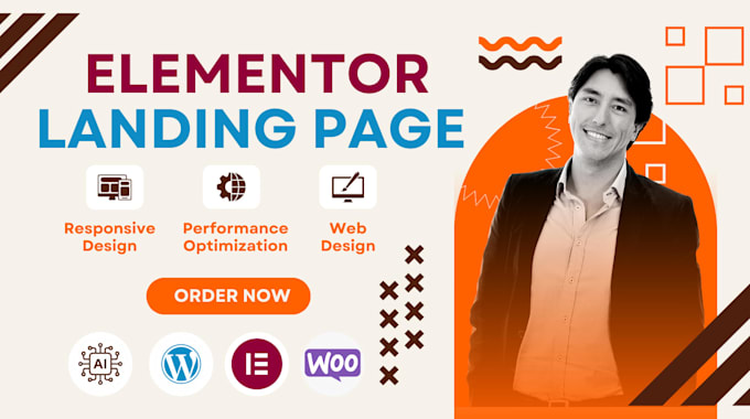 design elementor landing page for your business