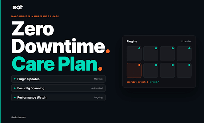 provide monthly woocommerce maintenance and support