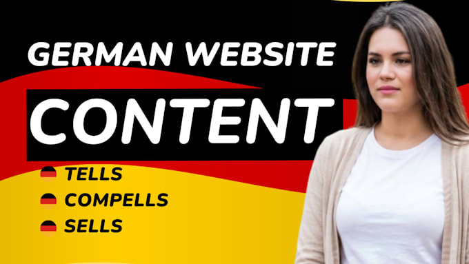 write german website copy sales copy and email copy that converts