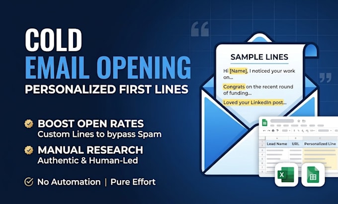 write natural first lines for your cold emails
