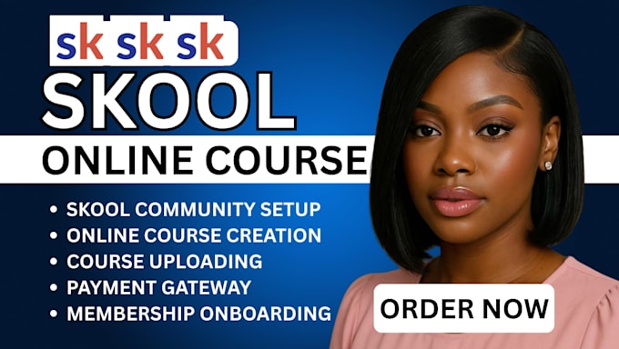 setup skool online course skool community setup skool credit repair skool setup