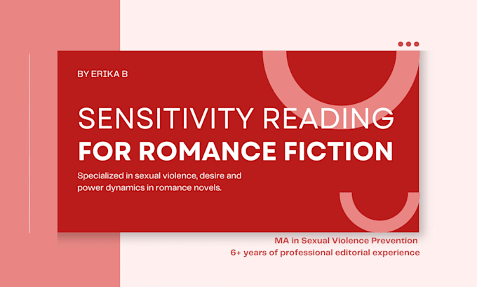 beta read and sensitivity read your romance manuscript