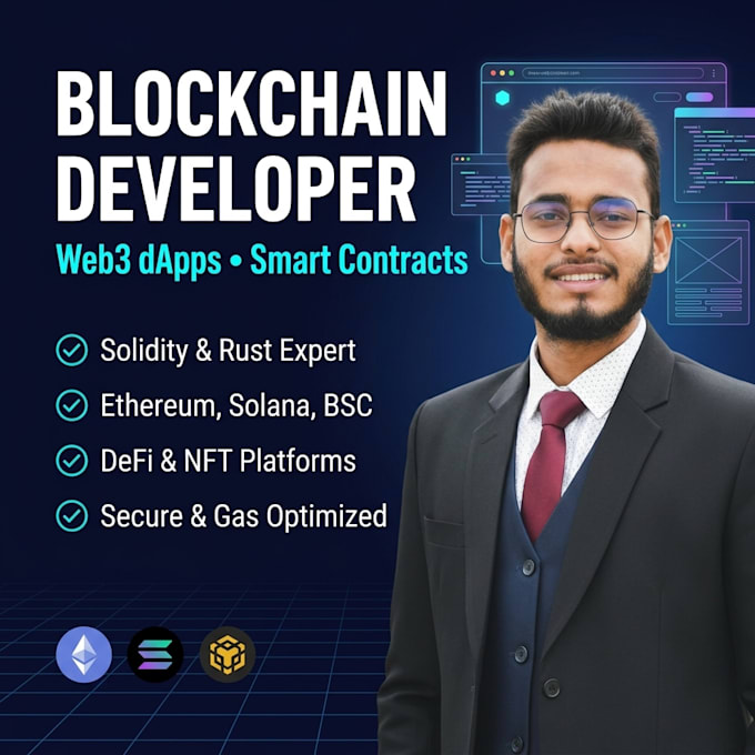 be your web3 dapp and solidity smart contract developer