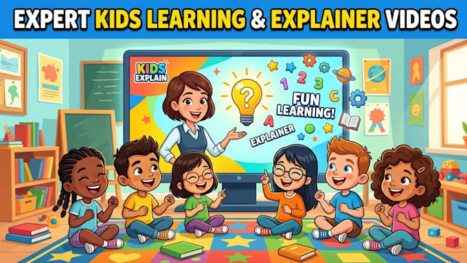 make character animation and explainer video for kids