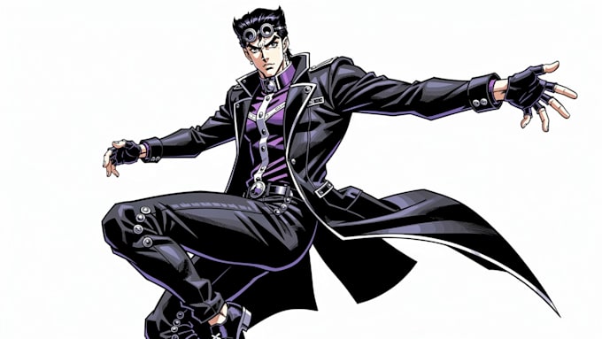 draw you in jojo bizarre adventure style