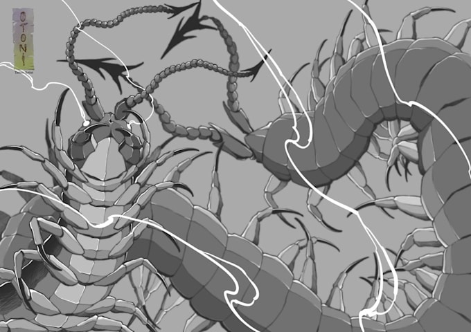 digital illustrator focused on dark art