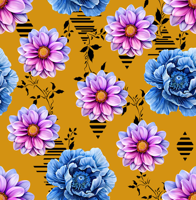 make a digital design for textile print