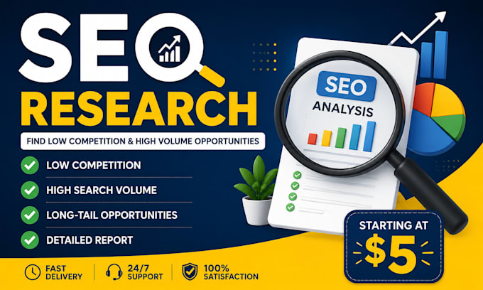 do SEO keyword research and find low competition