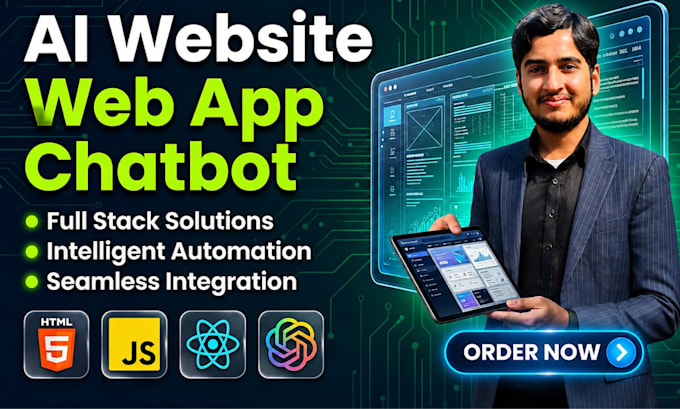 develop ai websites or web apps that automates your business