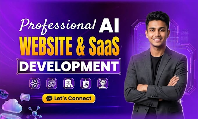 develop ai websites , ai web apps , ai chatbots saas apps and custom websites