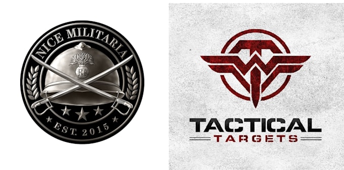 design modern military army patch logo