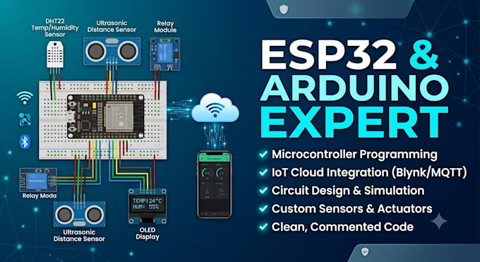 program esp32 and arduino code for your iot projects