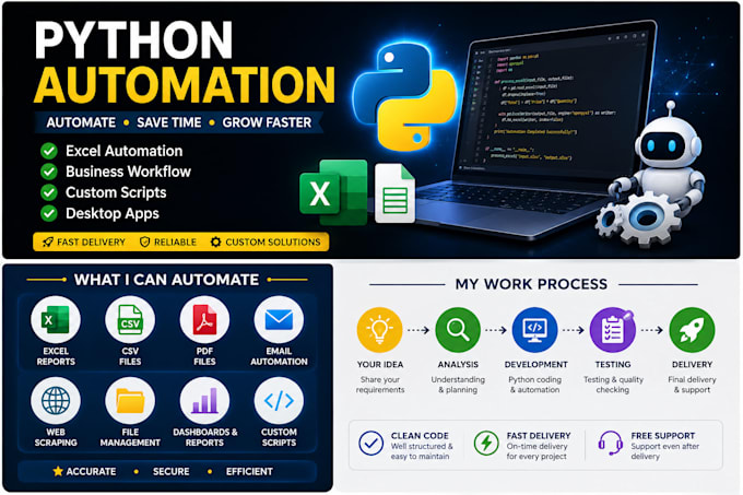 create custom python desktop automation apps for excel