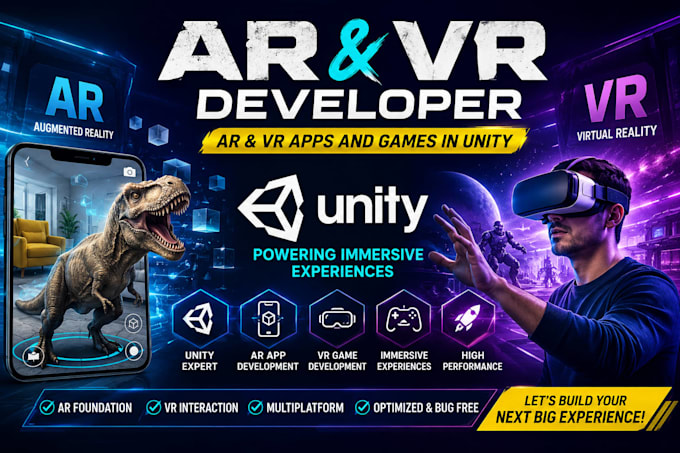 augmented reality ar apps and games using unity