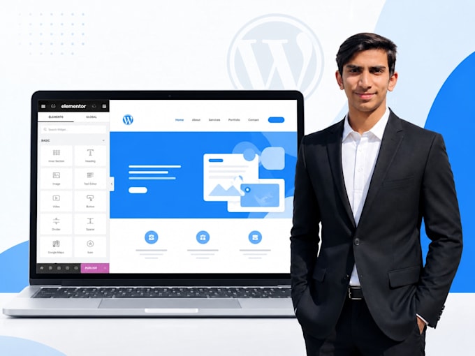 build a professional wordpress website using elementor pro