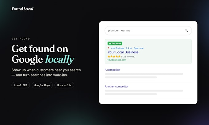 get your local business found on google
